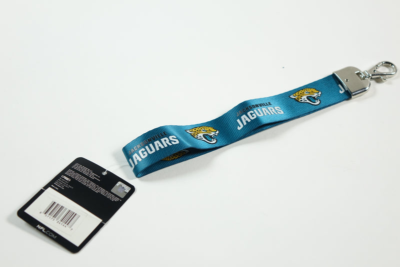 NFL Jacksonville Jaguars Wristlet Lanyard, Teal, One Size