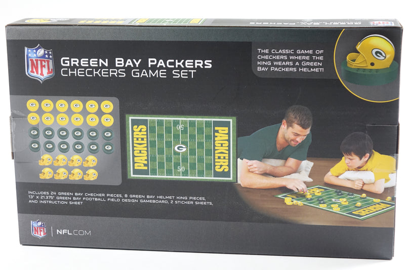 NFL Green Bay Packers Checkers Board Game , 13" x 21"