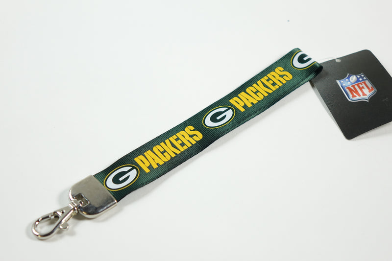 NFL Green Bay Packers Wristlet Lanyard, Green, One Size