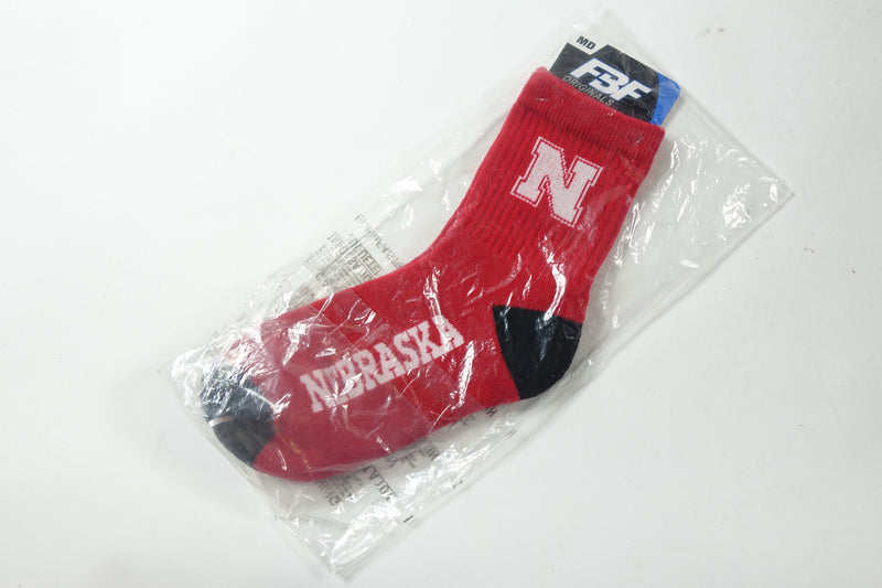 NCAA Nebraska Cornhuskers Mens medium sock Medium M M