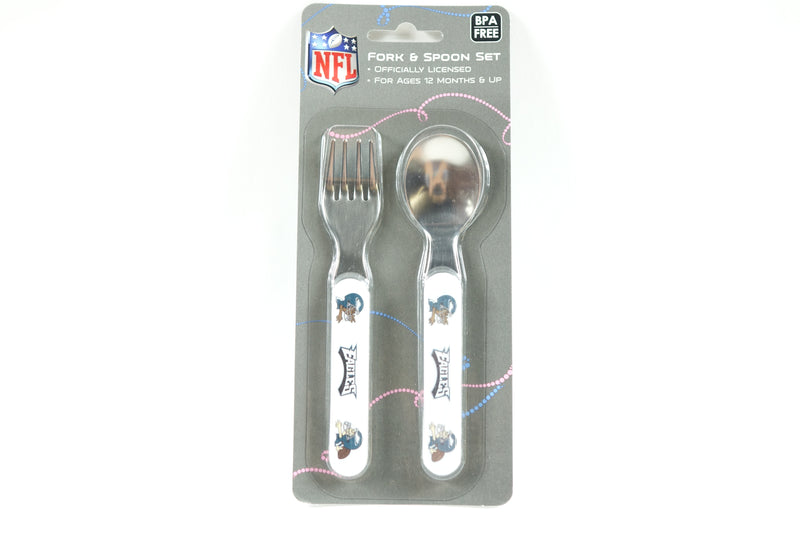 NFL Philadelphia Eagles Fork and Spoon Set