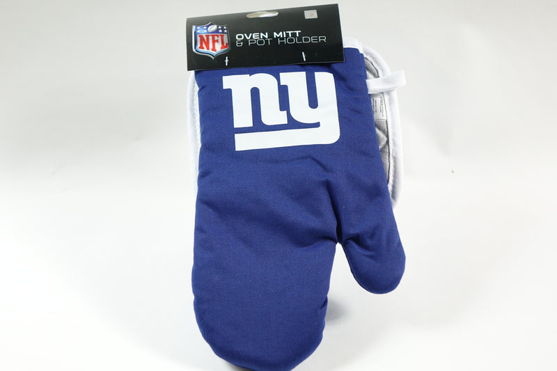 NFL Oven Mitt & Pan Holder Set New York Giants One Size