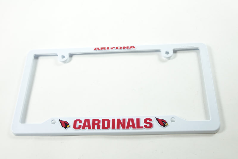 NFL Arizona Cardinals Plastic License Plate Frame Team Color, 6 x 12.25-"