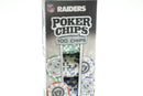 NFL Las Vegas Raiders Poker Chips, 100 Piece