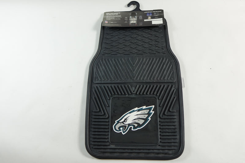 NFL 2-Piece Heavy-Duty Vinyl Car Mat Set, Eagles