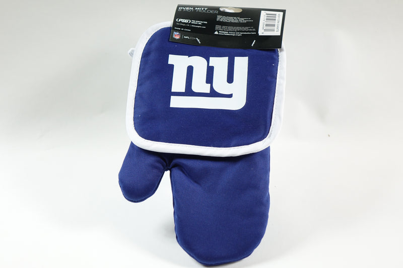 NFL Oven Mitt & Pan Holder Set New York Giants One Size