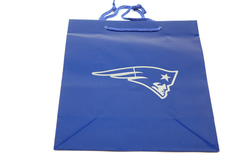 NFL New England Patriots Gift Bag, Navy/Silver, One Size