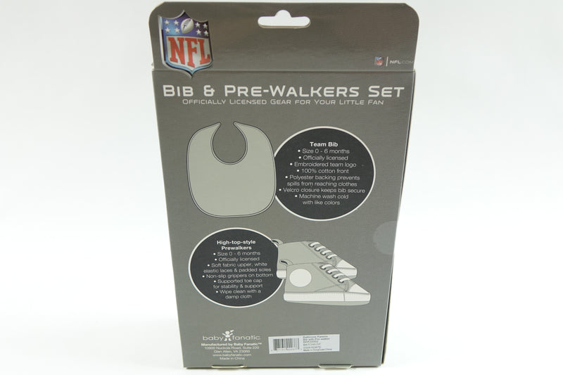 BabyFanatics 2 Piece Gift Set with Bib & Shoes NFL Baltimore Ravens 6 Months+