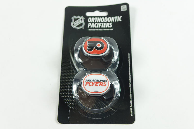 Philadelphia Flyers NHL 2PK Baby Pacifiers One Size