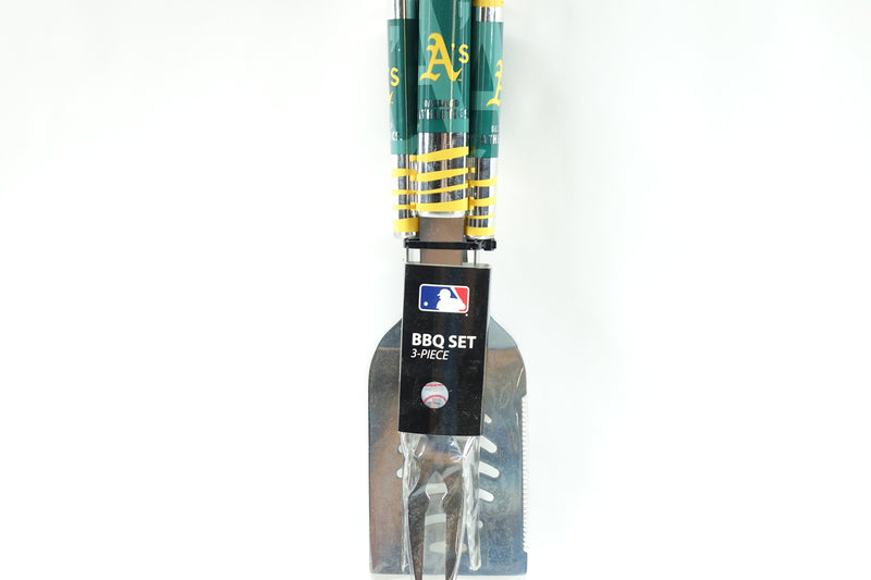 3pc Tailgater BBQ Set MLB A's - Oakland Athletics