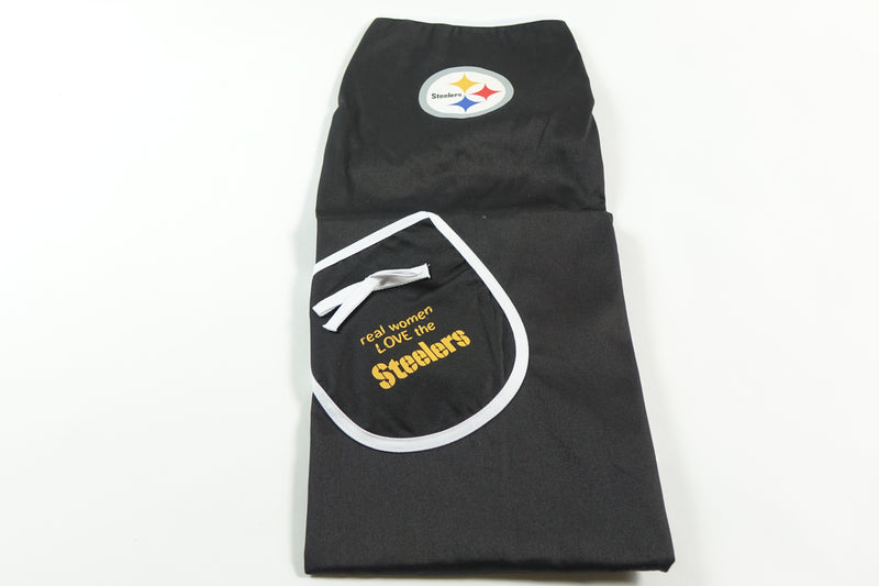 NFL Pittsburgh Steelers Hostess Apron, Black