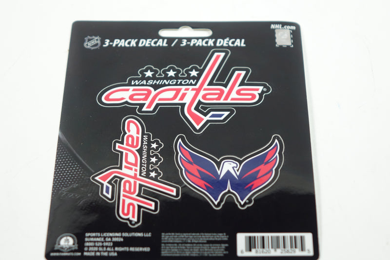 NHL Washington Capitals 3 Piece Decal Set Varies