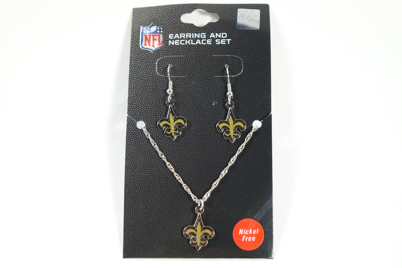 NFL New Orleans Saints Earring/Necklace Set