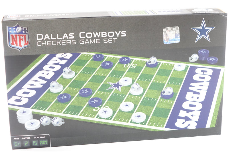 NFL Dallas Cowboys Checkers Board Game , 13" x 21"