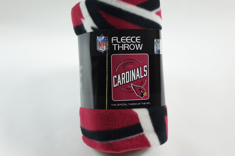 NFL Arizona Cardinals Fleece Throw Blanket, 50" x 60", Campaign