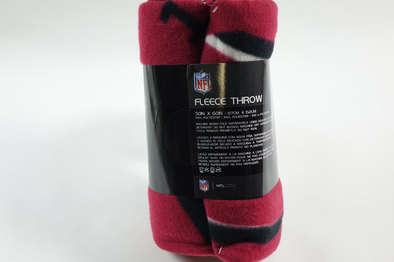 NFL Arizona Cardinals Fleece Throw Blanket, 50" x 60", Campaign