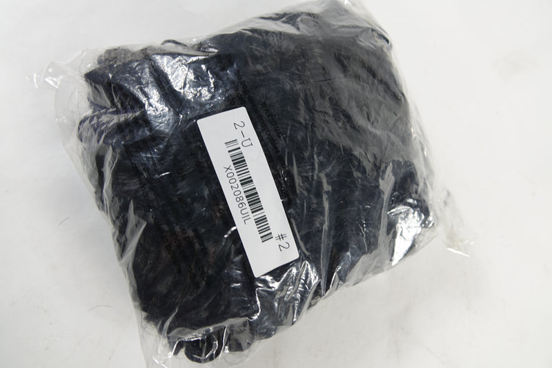24" Curly with Side Bangs Wig Full Cap Black