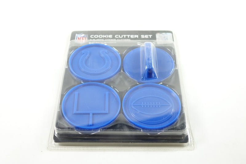 NFL Indianapolis Colts Officially Licensed Set of 4 Cookie Cutters