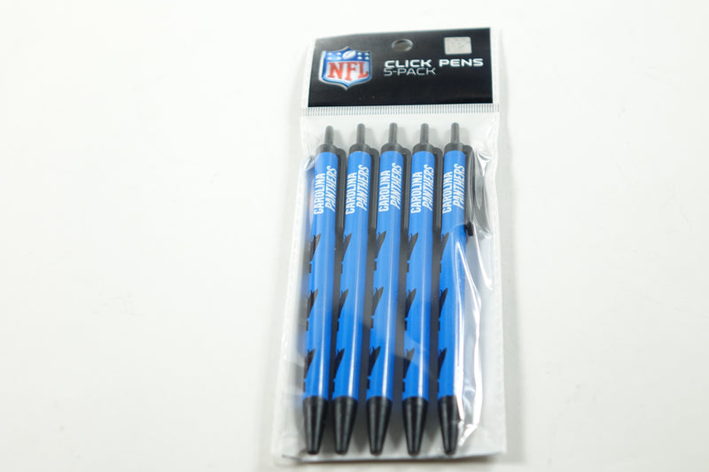 NFL Carolina Panthers 5-Pack Click Pens