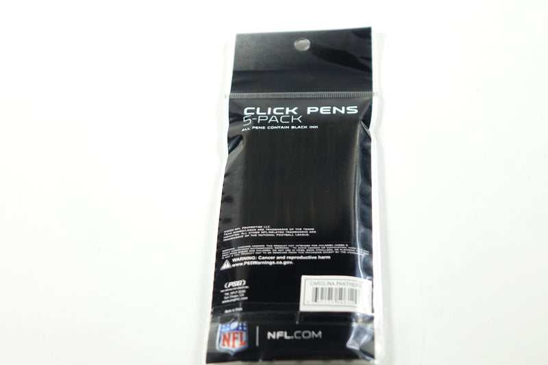 NFL Carolina Panthers 5-Pack Click Pens