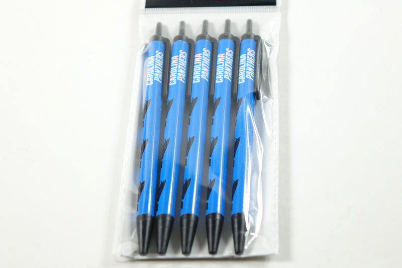 NFL Carolina Panthers 5-Pack Click Pens