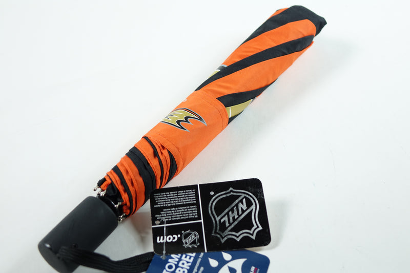 NHL Anaheim Ducks Auto Folding Umbrella, Multicolor