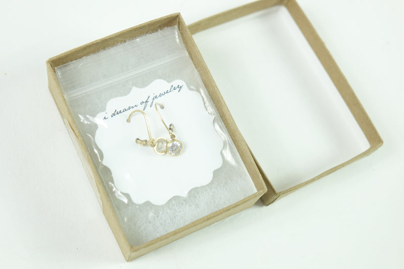 idj I Dream of Jewelry Earrings Diamond Cubic Zirconia