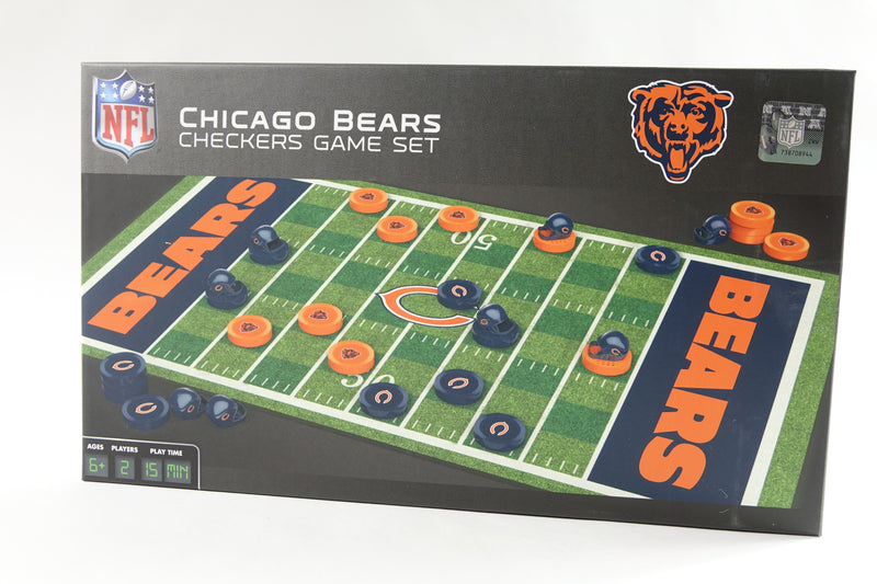 NFL Chicago Bears Checkers Board Game , 13" x 21"