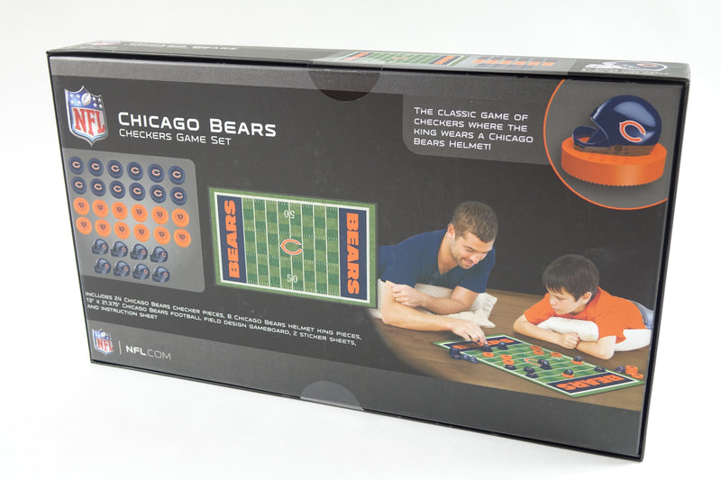 NFL Chicago Bears Checkers Board Game , 13" x 21"