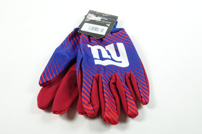 NFL New York Giants Two-Tone Gloves, Blue/Black