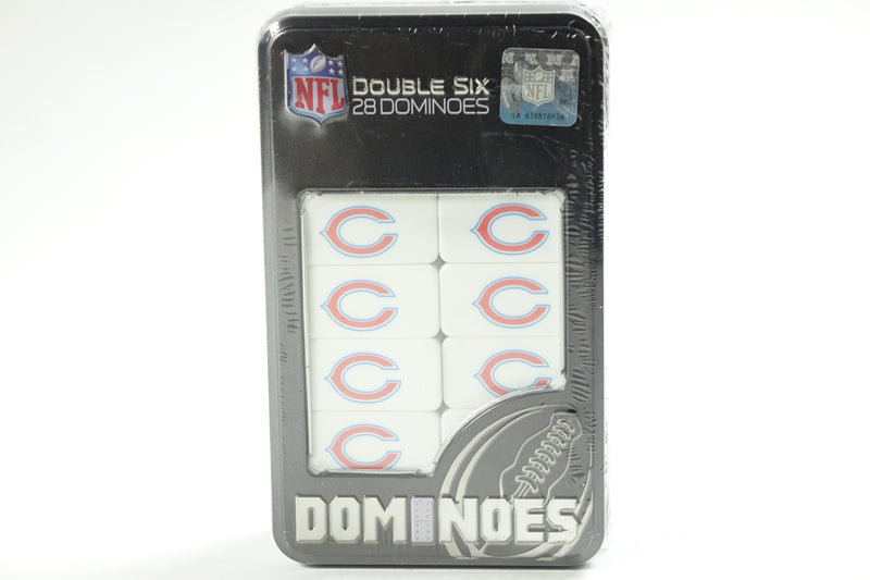 NFL Chicago Bears Collector Edition Double Six Dominoes One Size