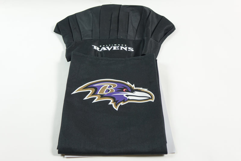 Baltimore Ravens NFL Barbeque Apron and Chef s Hat S