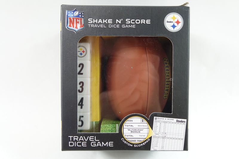 NFL Pittsburgh Steelers Shake N' Score Travel Dice Game