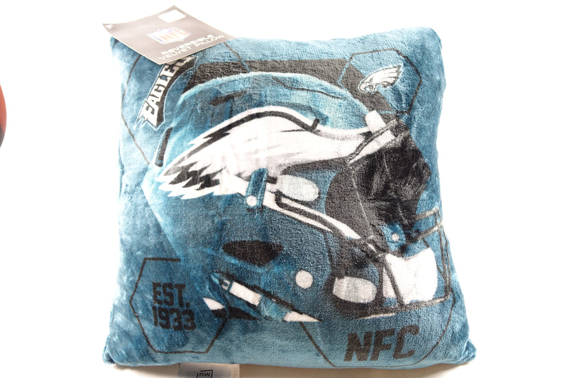 NFL Velvet Square Connector Pillow (Eagles)