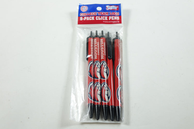 NCAA Houston Cougars 5-Pack Click Pens