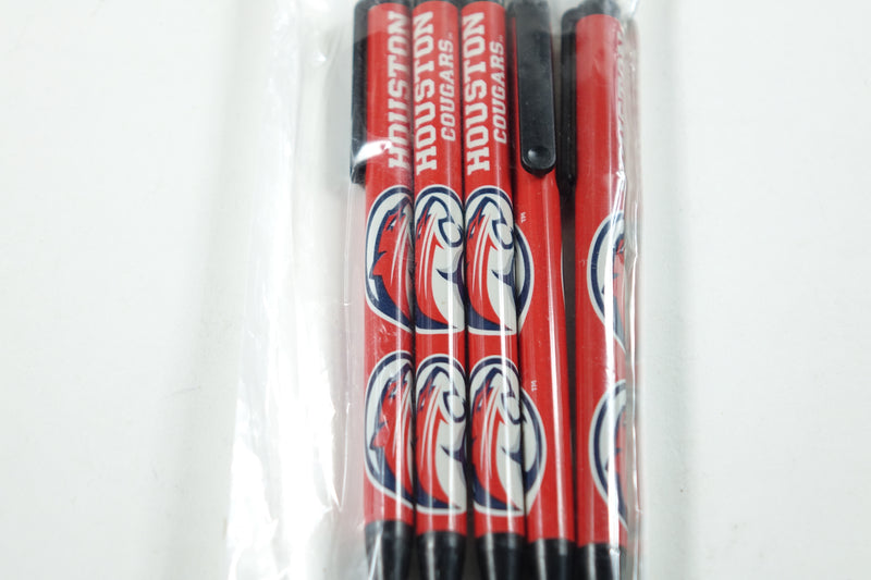 NCAA Houston Cougars 5-Pack Click Pens