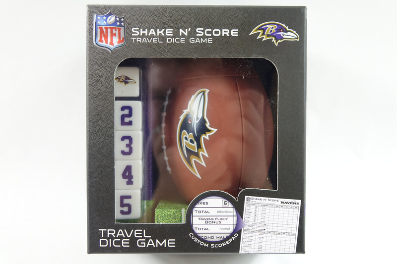 Game Day - NFL Baltimore Ravens - Shake N' Score Dice Game