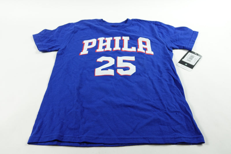 Outerstuff Ben Simmons NBA Philadelphia 76ers Youth T-Shirt - Small 8 S