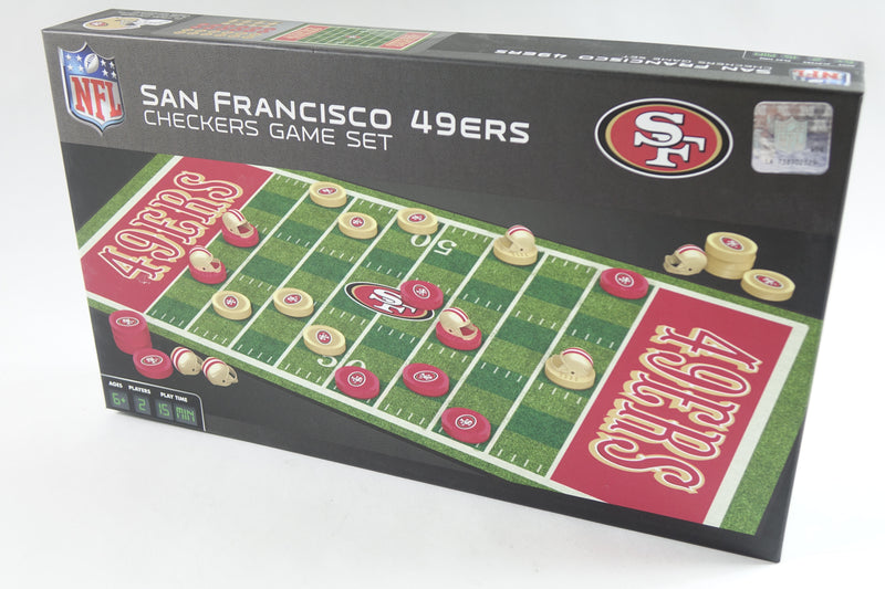 NFL San Francisco 49ers Checkers Board Game , 13" x 21"