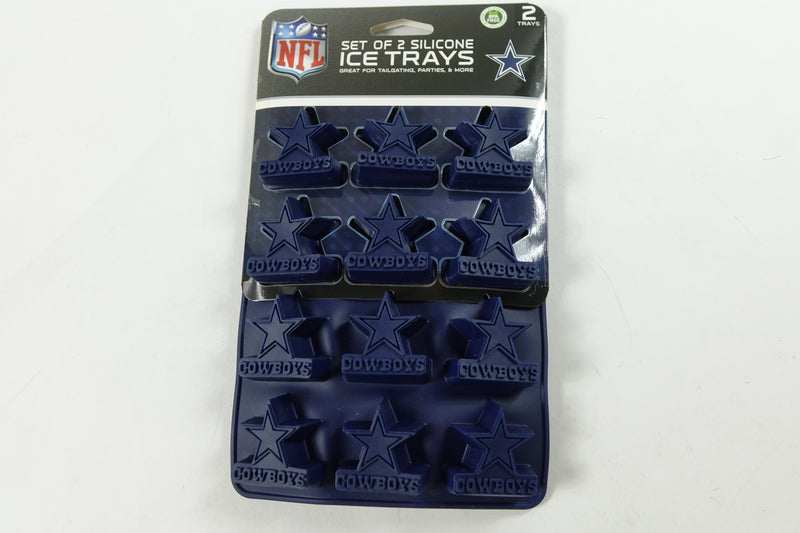 Game Day Set - FanPans NFL Dallas Cowboys - Silicone Ice Cube Trays Two Pack