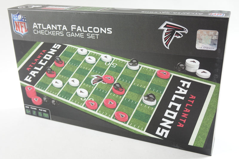 NFL Atlanta Falcons Checkers Board Game Set, For 2 Players, Ages 6+