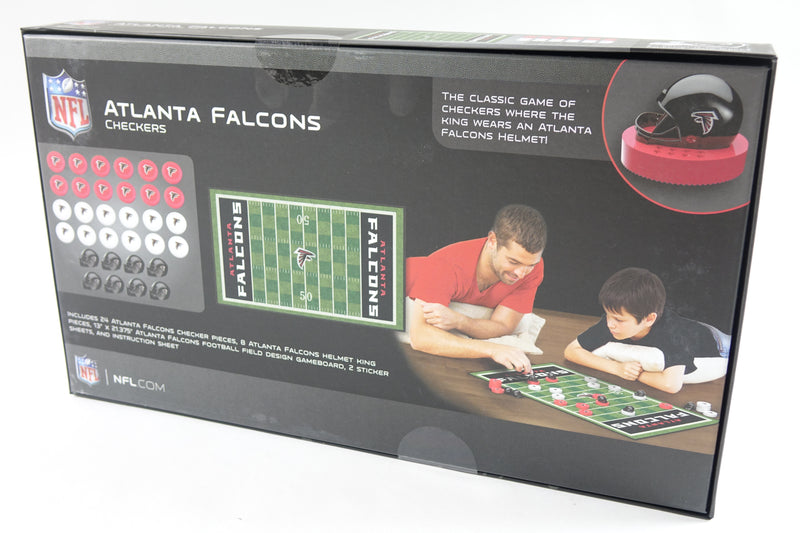 NFL Atlanta Falcons Checkers Board Game Set, For 2 Players, Ages 6+