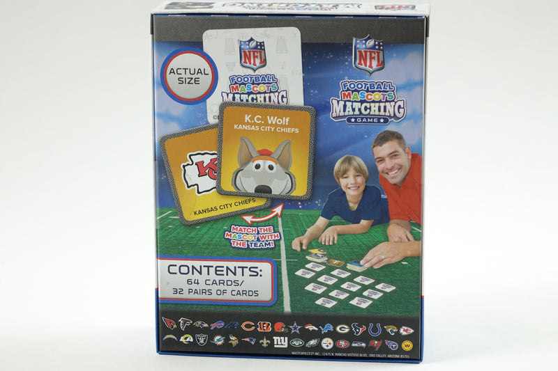 NFL Football Mascots Matching Game