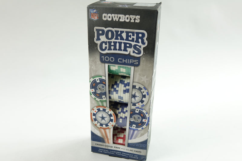 NFL Dallas Cowboys NFL 100-Piece Poker Chips