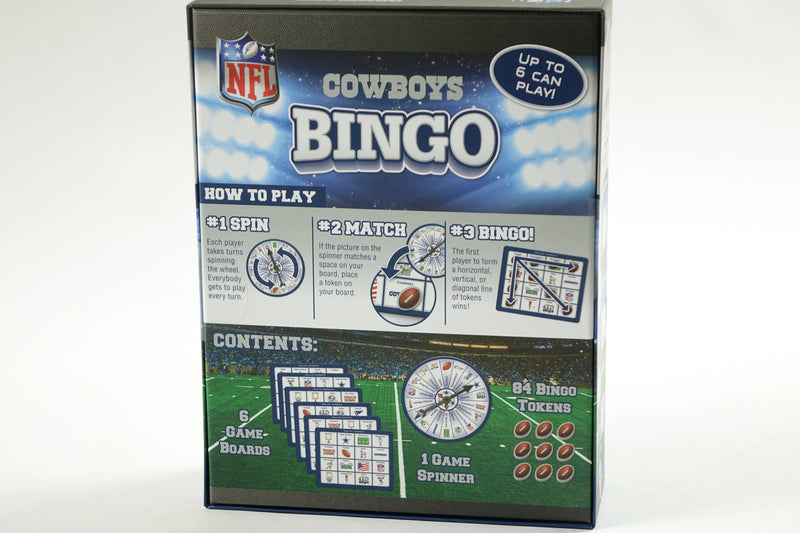 NFL Dallas Cowboys Bingo Game