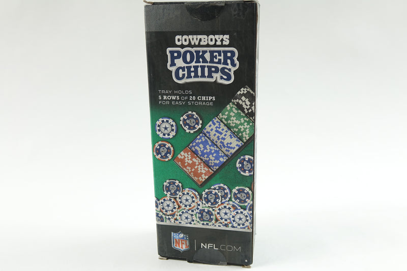 NFL Dallas Cowboys NFL 100-Piece Poker Chips