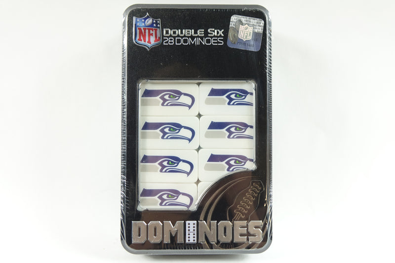 NFL Seattle Seahawks Collector Edition Double Six Dominoes One Size