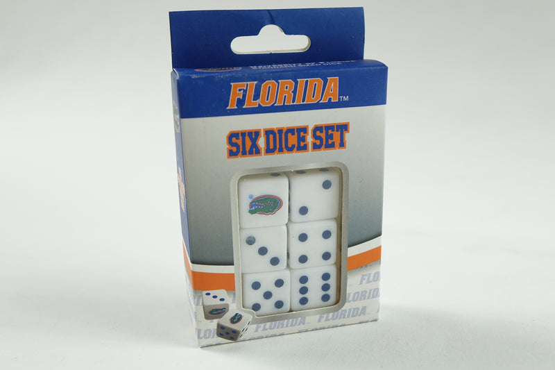 NCAA Florida Gators Dice Set, One Size