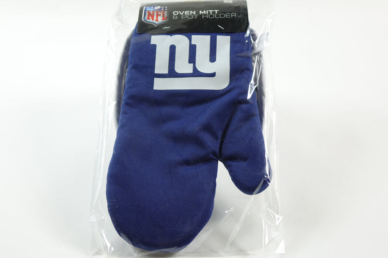 NFL Oven Mitt & Pan Holder Set New York Giants One Size