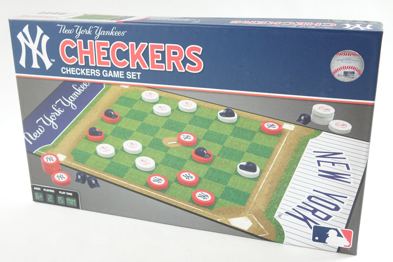 MLB New York Yankees Checkers Board Game, 13" x 21"